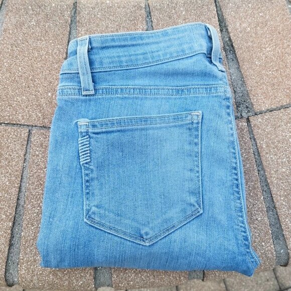 Paige Jeans Verdugo Ankle Stretch Skinny Mid Rise Light Distressed Pants Sz 28 - Picture 2 of 7